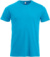 Pánske tričko - Clique, farba - turquoise, veľkosť - 3XL