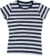 Dámske pruhované tričko - Mantis, farba - navy/white, veľkosť - XL