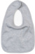 Detský podbradník - BabyBugz, farba - heather grey melange, veľkosť - Onesize