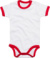 Detské body - BabyBugz, farba - white/red, veľkosť - 3-6