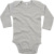 Detské body s dlhým rukávom - BabyBugz, farba - heather grey melange, veľkosť - 6-12