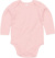 Detské body s dlhým rukávom - BabyBugz, farba - powder pink, veľkosť - 12-18