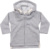 Detská mikina s kapucňou - BabyBugz, farba - heather grey melange, veľkosť - 12-18