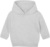 Detská mikina s kapucňou - BabyBugz, farba - heather grey melange, veľkosť - 12-18