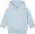 Detská mikina s kapucňou - BabyBugz, farba - dusty blue, veľkosť - 6-12