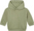 Detská mikina s kapucňou - BabyBugz, farba - soft olive, veľkosť - 6-12