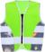 Detská bezpečnostná vesta - Korntex, farba - neon green/ufo, veľkosť - XXS