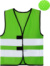 Detská sieťovaná bezpečnostná vesta - Korntex, farba - neon green, veľkosť - XXS