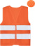 Detská sieťovaná bezpečnostná vesta - Korntex, farba - orange, veľkosť - XXS