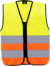 Detská bezpečnostná vesta - Korntex, farba - hi vis yellow/hi vis orange, veľkosť - XXS