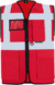 Multifunkčná vesta - Korntex, farba - red, veľkosť - S