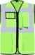 Multifunkčná vesta - Korntex, farba - lime green, veľkosť - XXL