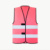 Bezpečnostná vesta "Basic" - Korntex, farba - neon pink, veľkosť - XXL