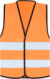 Bezpečnostná vesta "Basic" - Korntex, farba - orange, veľkosť - 5XL