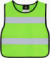 Detské reflexné pončo - Korntex, farba - neon green, veľkosť - L