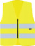 Bezpečnostná vesta na zips - Korntex, farba - yellow, veľkosť - 4XL