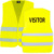 Bezpečnostná vesta "VISITOR" - Korntex, farba - yellow, veľkosť - XL/XXL