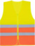Hi-Vis reflexná sieťovaná vesta - Korntex, farba - hi vis yellow/hi vis orange, veľkosť - 4XL/5XL