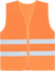 Hi-Vis reflexná sieťovaná vesta - Korntex, farba - hi vis orange, veľkosť - 4XL/5XL