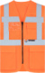 Hi-Vis multifunkčná vesta - Korntex, farba - hi vis orange, veľkosť - XL