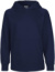 Detská mikina s kapucňou z bio bavlny - Neutral, farba - navy, veľkosť - 104/110