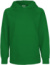 Detská mikina s kapucňou z bio bavlny - Neutral, farba - green, veľkosť - 140/146