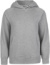 Detská mikina s kapucňou z bio bavlny - Neutral, farba - sport grey, veľkosť - 128/134