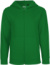 Detská mikina s kapucňou z biobavlny - Neutral, farba - green, veľkosť - 140/146