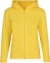 Detská mikina s kapucňou z biobavlny - Neutral, farba - yellow, veľkosť - 92/98