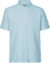 Pánske polokošeľové tričko z biobavlny s piké textúrou - Neutral, farba - light blue, veľkosť - M
