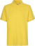 Pánske polokošeľové tričko z biobavlny s piké textúrou - Neutral, farba - yellow, veľkosť - L