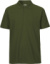 Pánske polokošeľové tričko z biobavlny s piké textúrou - Neutral, farba - military, veľkosť - 3XL