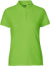 Dámske polo tričko z biobavlny s piké textúrou - Neutral, farba - lime, veľkosť - XL