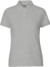 Dámske polo tričko z biobavlny s piké textúrou - Neutral, farba - sport grey, veľkosť - XXL