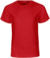 Detské tričko z biobavlny - Neutral, farba - red, veľkosť - 104/110