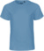 Detské tričko z biobavlny - Neutral, farba - dusty indigo, veľkosť - 116/122