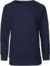 Detská raglánová mikina z biobavlny - Neutral, farba - navy, veľkosť - 116/122