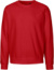 Unisex raglánová mikina z biobavlny - Neutral, farba - red, veľkosť - XXL
