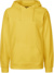 Pánska mikina s kapucňou z biobavlny - Neutral, farba - yellow, veľkosť - 3XL