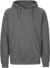 Pánska mikina s kapucňou z biobavlny - Neutral, farba - dark heather, veľkosť - L