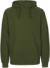 Pánska mikina s kapucňou z biobavlny - Neutral, farba - military, veľkosť - XL