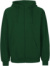 Pánska mikina s kapucňou z biobavlny - Neutral, farba - bottle green, veľkosť - XXL