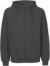 Pánska mikina s kapucňou z biobavlny - Neutral, farba - charcoal, veľkosť - XL