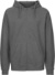 Pánska mikina s kapucňou z biobavlny - Neutral, farba - dark heather, veľkosť - L