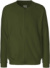 Unisex mikina z biobavlny - Neutral, farba - military, veľkosť - M