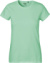 Dámske tričko z ťažkej biobavlny - Neutral, farba - dusty mint, veľkosť - L