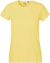 Dámske tričko z ťažkej biobavlny - Neutral, farba - dusty yellow, veľkosť - M