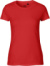Dámske tričko z biobavlny - Neutral, farba - red, veľkosť - XL