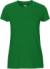 Dámske tričko z biobavlny - Neutral, farba - green, veľkosť - XS