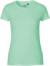 Dámske tričko z biobavlny - Neutral, farba - dusty mint, veľkosť - S